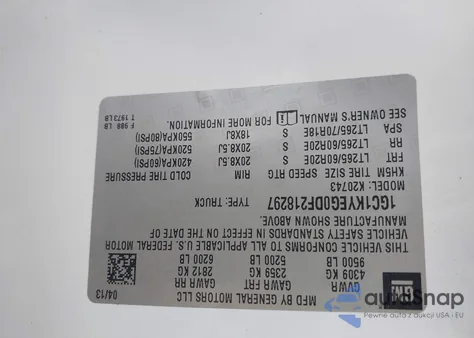 2013 Chevrolet Silverado 2500Hd Ltz из США, поврежденный, VIN 1GC1KYEG0DF218297